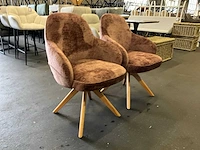 Riviera maison draaibare eetkamerstoel (2x) - afbeelding 5 van  10