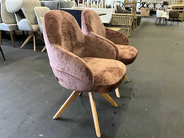 Riviera maison draaibare eetkamerstoel (2x) - afbeelding 6 van  10
