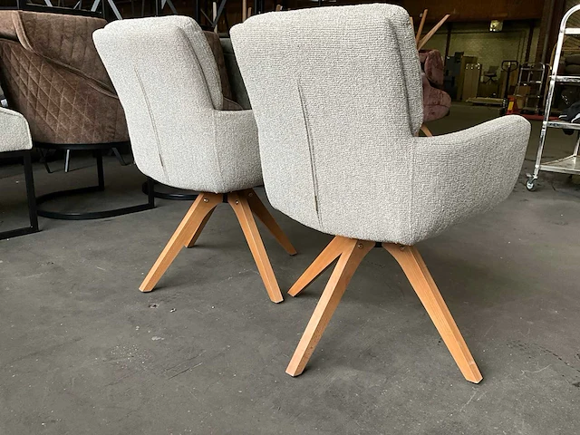 Riviera maison draaibare eetkamerstoel (2x) - afbeelding 3 van  11