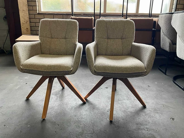 Riviera maison draaibare eetkamerstoel (2x) - afbeelding 1 van  11