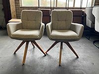 Riviera maison draaibare eetkamerstoel (2x) - afbeelding 1 van  11