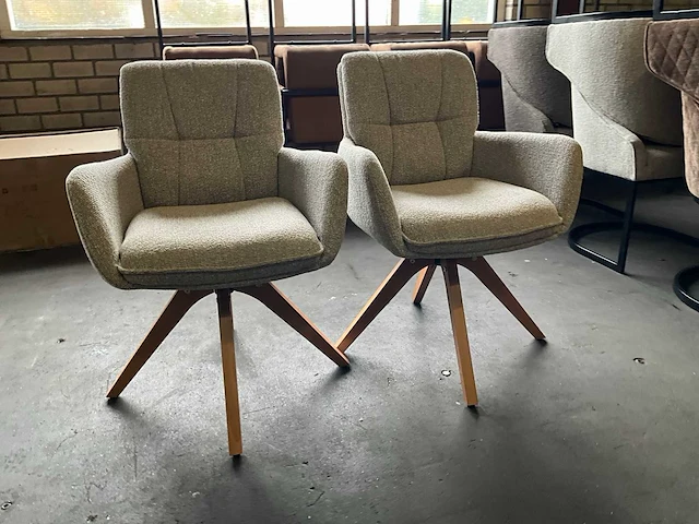Riviera maison draaibare eetkamerstoel (2x) - afbeelding 5 van  11