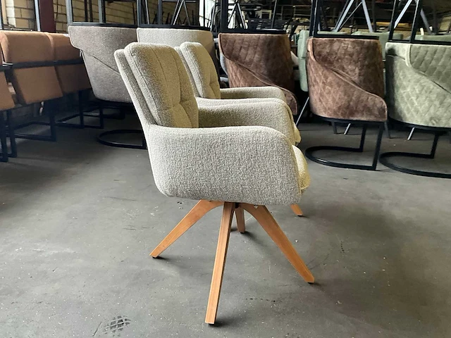 Riviera maison draaibare eetkamerstoel (2x) - afbeelding 9 van  11