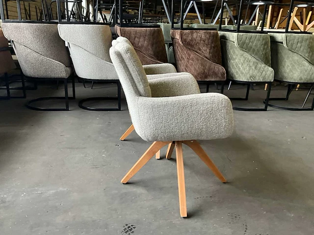 Riviera maison draaibare eetkamerstoel (2x) - afbeelding 10 van  11