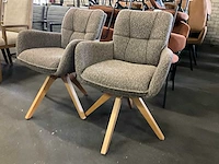 Riviera maison draaibare eetkamerstoel (2x) - afbeelding 1 van  8