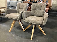 Riviera maison draaibare eetkamerstoel (2x) - afbeelding 2 van  8