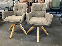 Riviera maison draaibare eetkamerstoel (2x) - afbeelding 3 van  8