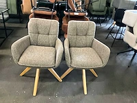 Riviera maison draaibare eetkamerstoel (2x) - afbeelding 5 van  8