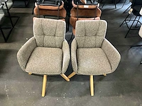 Riviera maison draaibare eetkamerstoel (2x) - afbeelding 6 van  8