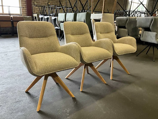 Riviera maison draaibare eetkamerstoel (3x) - afbeelding 3 van  9