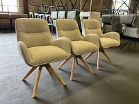 Riviera maison draaibare eetkamerstoel (3x) - afbeelding 3 van  9