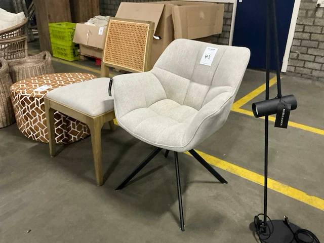 Rivièra maison eetkamerstoel (2x) - afbeelding 3 van  4