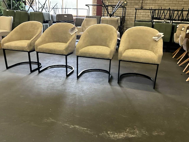 Riviera maison eetkamerstoel (4x) - afbeelding 1 van  5