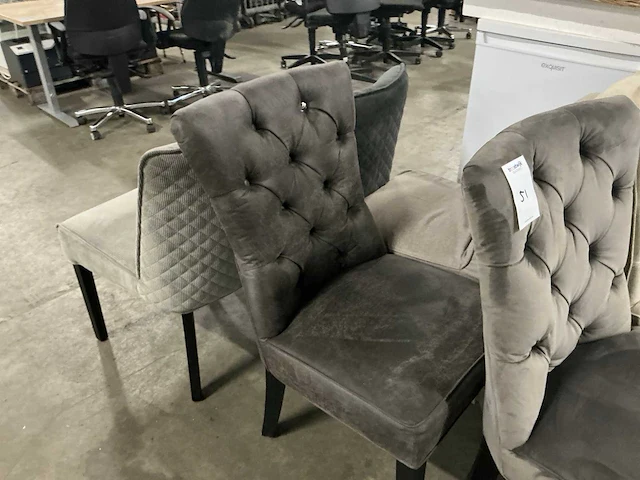 Rivièra maison eetkamerstoel (6x) - afbeelding 6 van  8