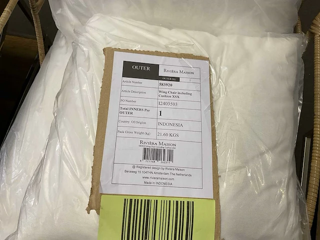 Rivièra maison fauteuil - afbeelding 8 van  10