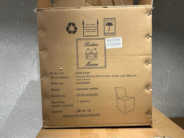 Rivièra maison firenze eetkamerstoel (5x) - afbeelding 5 van  5