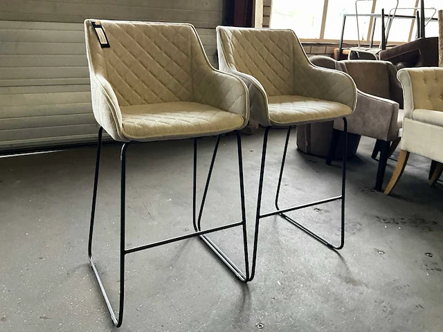 Riviera maison frisco barstoel (2x) - afbeelding 4 van  10