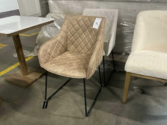 Rivièra maison frisco drive eetkamerstoel (2x) - afbeelding 1 van  5