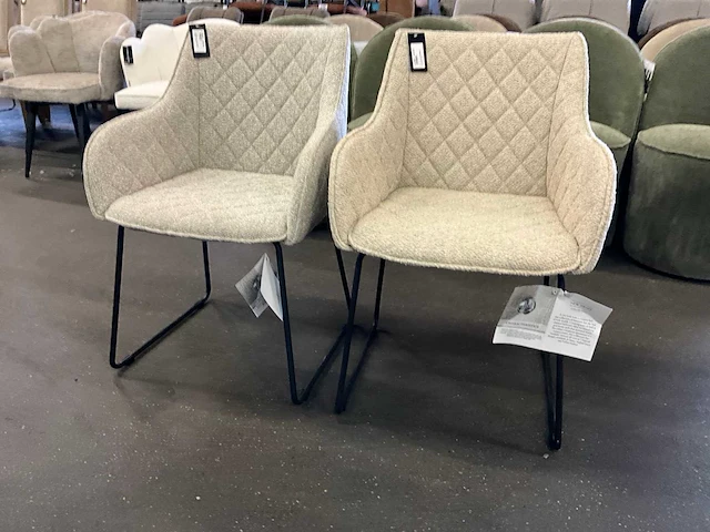 Riviera maison frisco eetkamerstoel (2x) - afbeelding 1 van  8