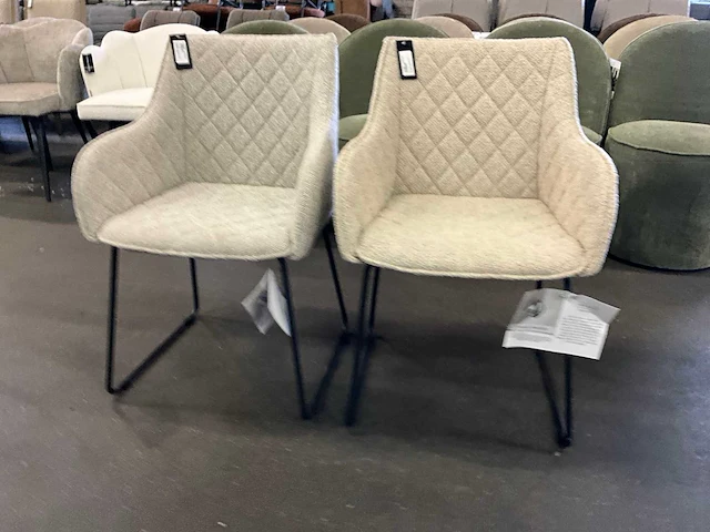 Riviera maison frisco eetkamerstoel (2x) - afbeelding 2 van  8