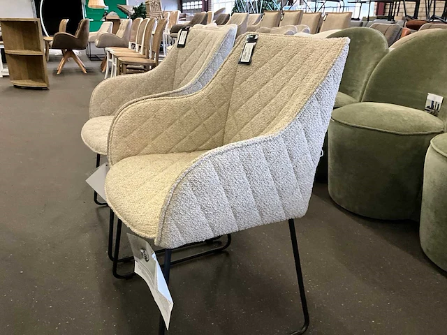 Riviera maison frisco eetkamerstoel (2x) - afbeelding 5 van  8