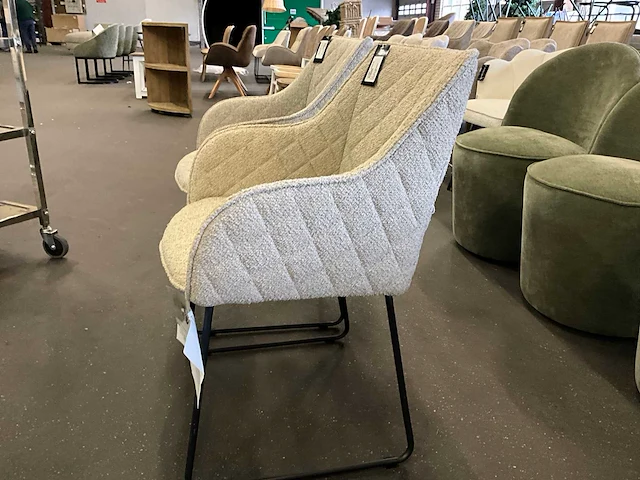 Riviera maison frisco eetkamerstoel (2x) - afbeelding 6 van  8