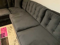 Riviera maison gecapitoneerde loungebank - afbeelding 5 van  9