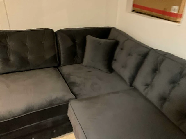 Riviera maison gecapitoneerde loungebank - afbeelding 6 van  9