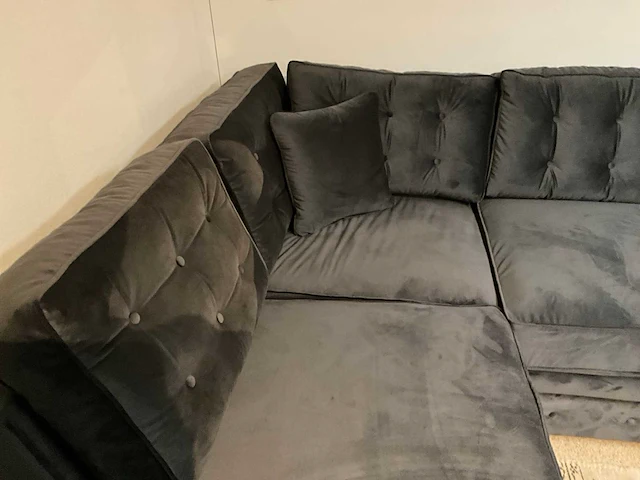 Riviera maison gecapitoneerde loungebank - afbeelding 8 van  9