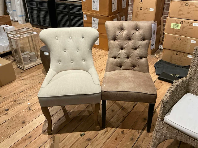 Rivièra maison george / balmoral eetkamerstoel (2x) - afbeelding 1 van  7