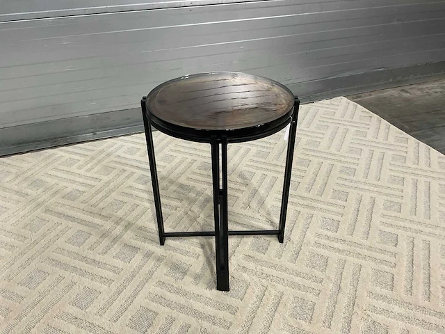 Rivièra maison glazen bijzettafel - afbeelding 1 van  9
