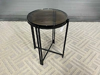 Rivièra maison glazen bijzettafel - afbeelding 3 van  9