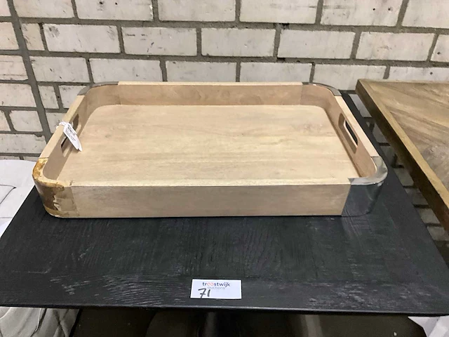 Riviera maison houten dienblad - afbeelding 3 van  8