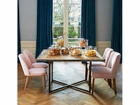 Rivièra maison le bar american vierkante eetkamertafel 140 cm - afbeelding 1 van  5