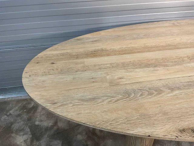 Rivièra maison le marais ovale eetkamertafel - afbeelding 2 van  12