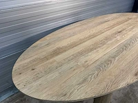 Rivièra maison le marais ovale eetkamertafel - afbeelding 3 van  12
