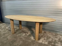 Rivièra maison le marais ovale eetkamertafel