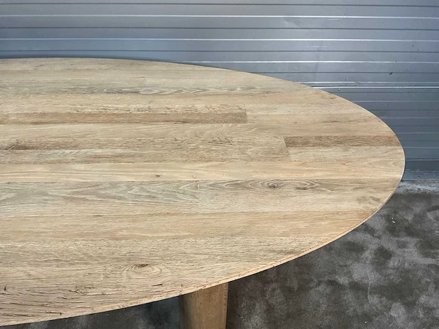 Rivièra maison le marais ovale eetkamertafel - afbeelding 10 van  12