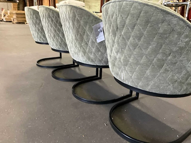 Riviera maison lincoln eetkamerstoel (4x) - afbeelding 3 van  12