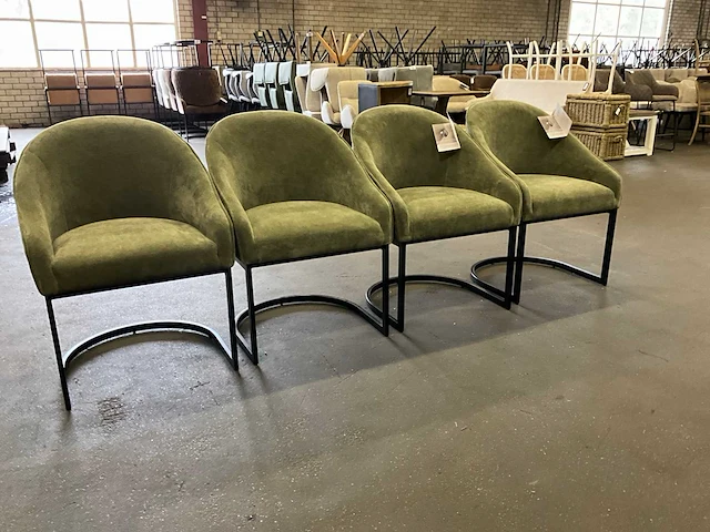 Riviera maison lincoln eetkamerstoel (4x) - afbeelding 1 van  12