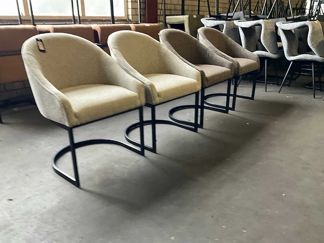 Riviera maison lincoln eetkamerstoel (4x) - afbeelding 3 van  9