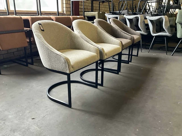 Riviera maison lincoln eetkamerstoel (4x) - afbeelding 4 van  9