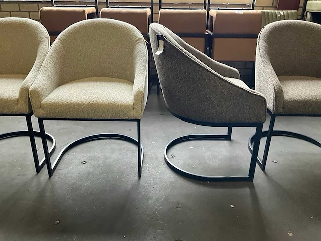 Riviera maison lincoln eetkamerstoel (4x) - afbeelding 7 van  9