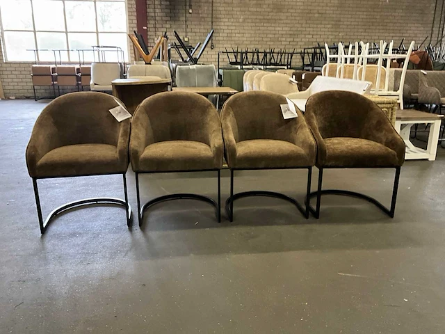 Riviera maison lincoln eetkamerstoel (4x) - afbeelding 1 van  10