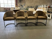 Riviera maison lincoln eetkamerstoel (4x) - afbeelding 1 van  10