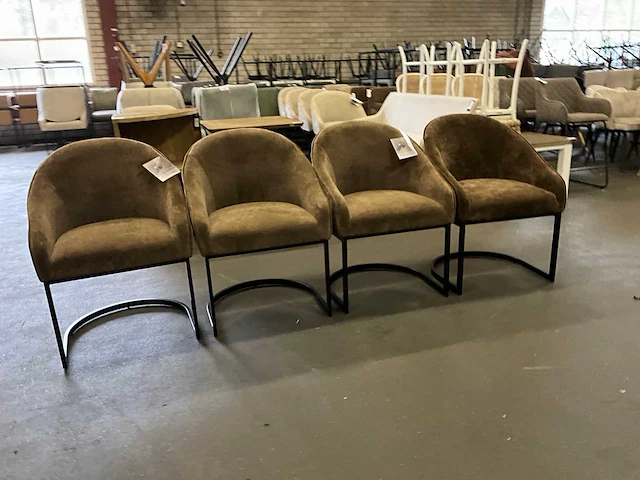 Riviera maison lincoln eetkamerstoel (4x) - afbeelding 3 van  10