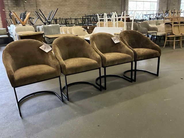 Riviera maison lincoln eetkamerstoel (4x) - afbeelding 4 van  10