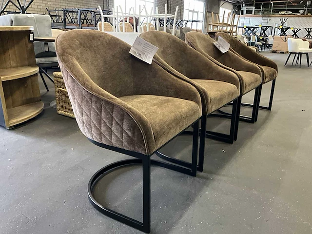 Riviera maison lincoln eetkamerstoel (4x) - afbeelding 6 van  10