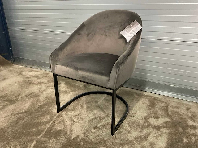 Rivièra maison lincoln velvet iii eetkamerstoel (4x) - afbeelding 1 van  16