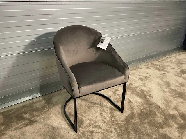 Rivièra maison lincoln velvet iii eetkamerstoel (4x) - afbeelding 9 van  16
